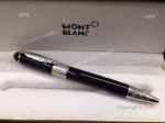 Clone Montblanc Daniel Defoe Black Resin Ballpoint Pen